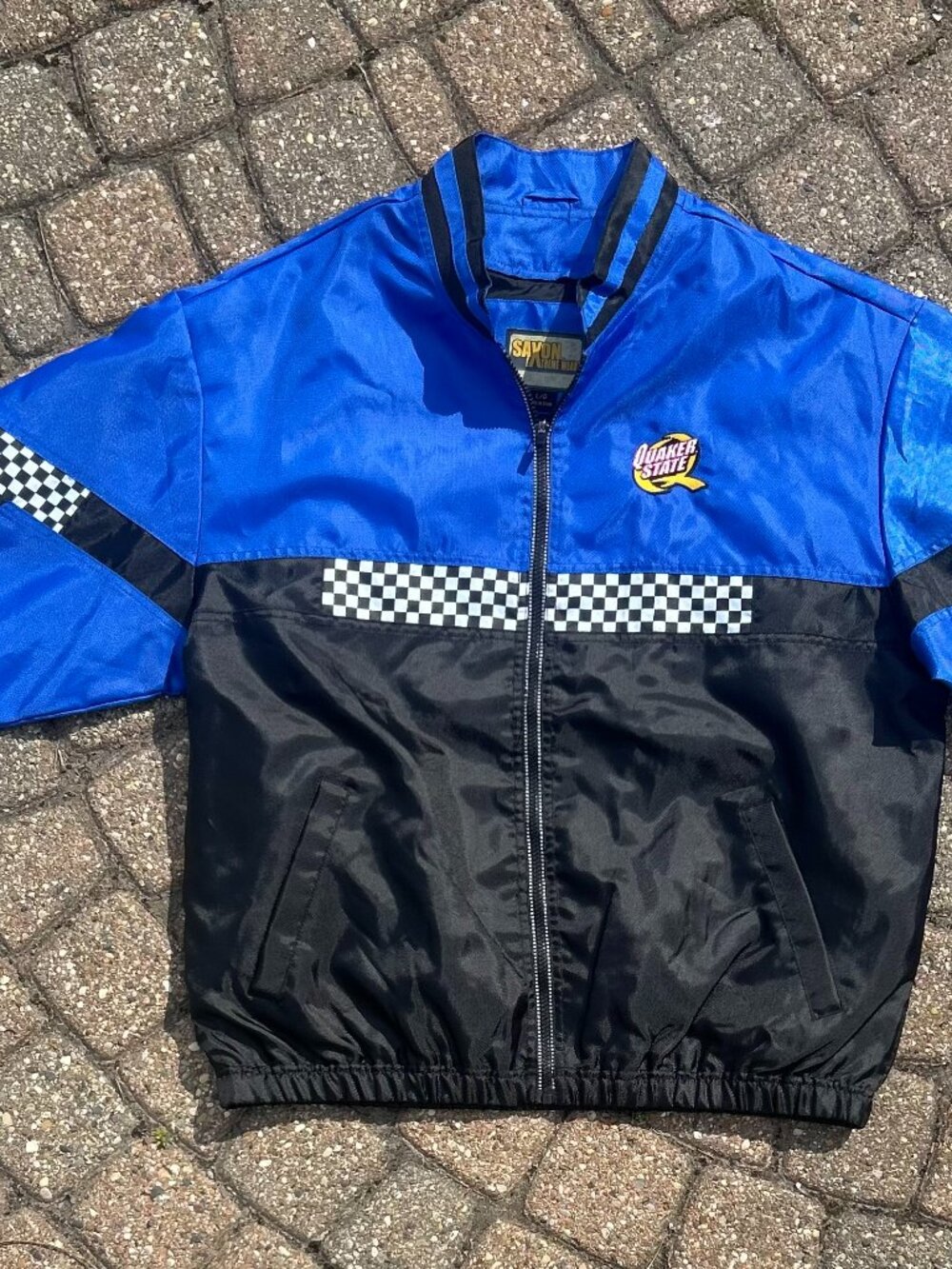 Quaker State Racing Jacket by Saxon Extreme Wear Men's L Windbreaker